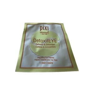 pixi detoxifeye caffeine & cucumber depuffing eye patches – 1 pair